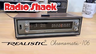 RadioShack Realistic Chronomatic 106 flip clock radio