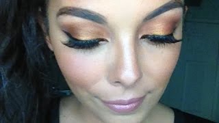 Copper Cat Eyes Makeup Tutorial (Drugstore Products)