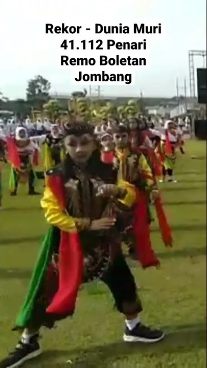 Top Jombang Meraih Rekor - Dunia Muri || 41.112 Penari Remo Boletan