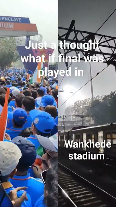 What if the final was played at Wankhede stadium #cricket #ahmedabad #mumbai