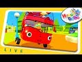 🔴 Wheels On The Bus  - Live | Nursery Rhymes for Babies | By HuggyBoBo