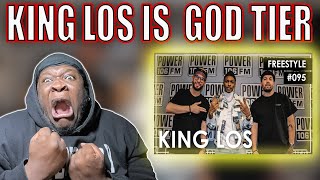 FIIRST TIME REACTING TO KING LOS | King Los Freestyle W\/ The L.A. Leakers - Freestyle #095