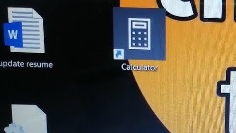 how to create calculator shortcut on desktop in windows 10 laptop