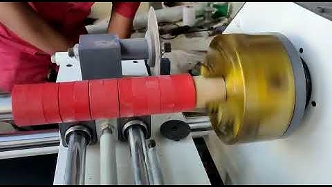 Semi-Automatic PVC Insulation Tape Cutting Machine - Accurate Engineers