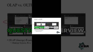 OLTP vs OLAP Explained! SQL Interview Must-Know 🔥 #shorts #shortsvideo