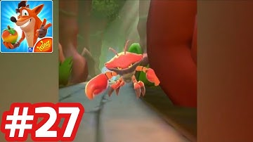Crash Bandicoot: On The Run - Gameplay Walkthrough - Part 27 Inferno Crab (iOS/Android)