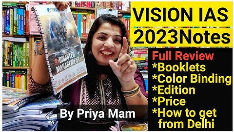 Vision IAS Notes Update review by Priya Mam | how to get UPSC notes from Delhi