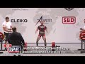 World Record Deadlift with 318 kg by Hassan El Belghiti FRA in 66 kg class