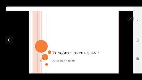 Funções printf e scanf