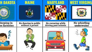 The WEIRDEST Law in EVERY U.S. State 😱