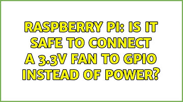 Raspberry Pi: Is it safe to connect a 3.3v fan to gpio instead of power?