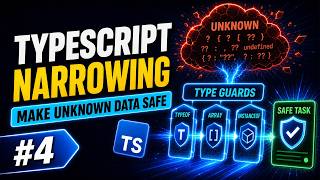 TypeScript Narrowing Explained | unknown, Type Guards & Safe API Data