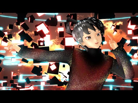 【VRoid】新しいオリキャラロイドでヒバナ踊ってみた【MMD】