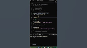 Code Challenge: Reverse the Words in a Sentence | JavaScript #shorts #javascript #coding #challenge