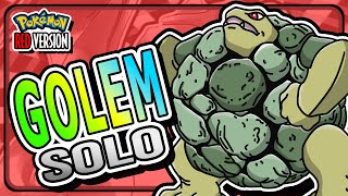 How Fast Can You Beat Pokemon Red/Blue with Just a Golem?