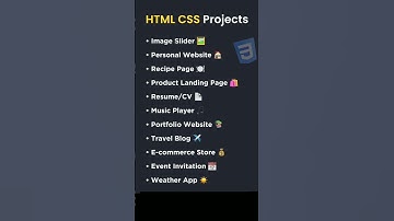 HTML CSS project idea #html #css #shortsvideo #webdevelopment #developers #webdesign #programming