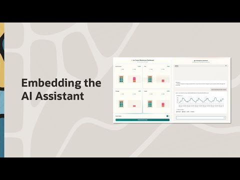 Embedding The Oracle Analytics AI Assistant