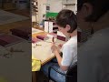 making of Klasyk #handmadenotebook #creativeworkspace #handmadecrafts