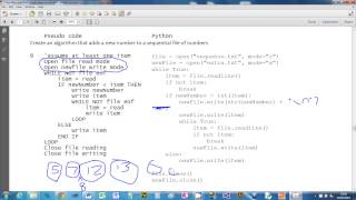 Q6 Adding a value to a sequential file