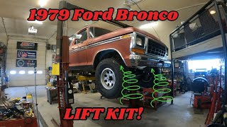 1979 Bronco gets a LIFT KIT!