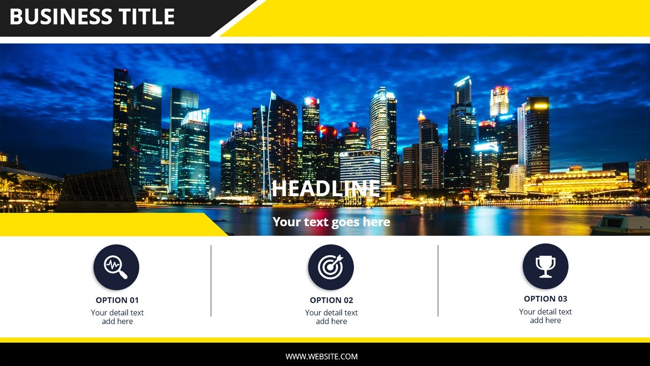 Make a Brochure in just 10 minutes in PowerPoint YouTube