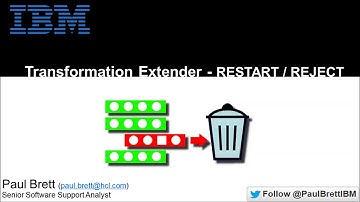Using the RESTART attribute and REJECT() function with IBM Transformation Extender