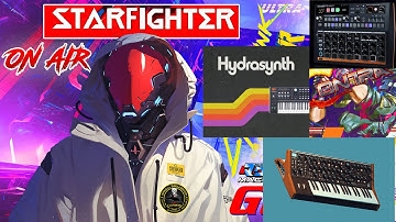 Last Starfighter Live Jam Session (ASM Hydrasynth, Moog Sub37, Virus TI 2, Arturia DrumBrute Impact)