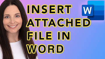 Een bestand invoegen in een Word-document - Bijgevoegde bestanden koppelen of insluiten in Word