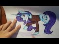 Art trade with blue moon  mlp speedpaint