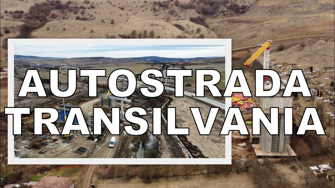 ȘANTIER. Autostrada Transilvania. Marile viaducte, gata în 2026?