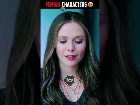 Marvel Female Characters Without Costume 😍 | #marvel #shorts