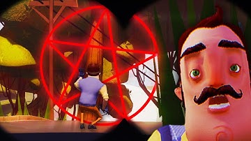 HELLO NEIGHBOR SECRET ANIMATIONS DISCOVERED!?! (Hello Neighbor Beta / Hello Neighbour Alpha 4)