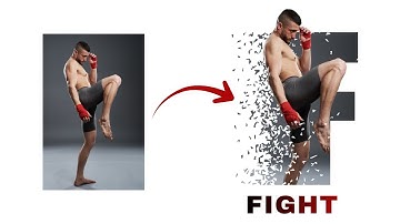 CANVA DISPERSION EFFECT: maak een professionele vechtposter in 4 minuten!