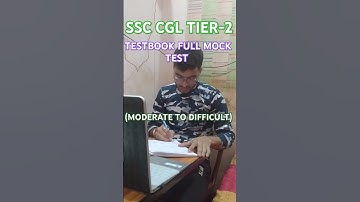 SSC CGL TIER-2 TESTBOOK (MODERATE TO DIFFICULT) FULL MOCK TEST-3 MARKS #ssc #ssccgl #shorts #cgl