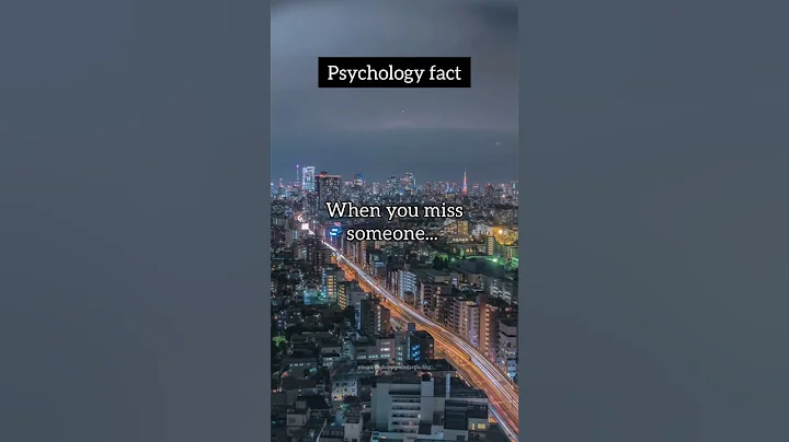 When you miss someone... | psychology factzzz #shorts - DayDayNews