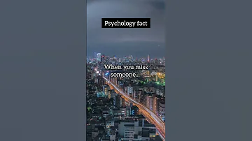 When You Miss Someone Psychology Factzzz Shorts 