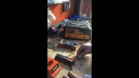 Paslode battery repair it will save you money. 6V Dead battery fix