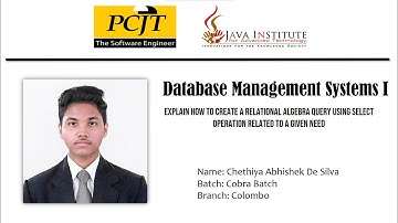 Java Institute For Advanced Technology | DBMS Question Sets Discussion | Question Set 39