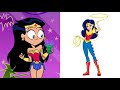 Teen titans go  dc super hero girls g1 character comparison