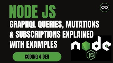 GraphQL Queries, Mutations & Subscriptions Explained with Examples | Apollo Server Tutorial