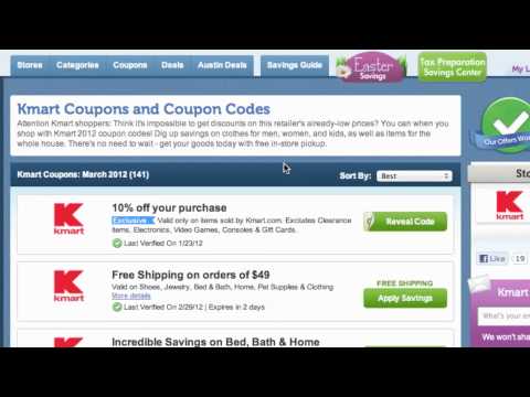 How To Use Kmart Coupons & Coupon Codes