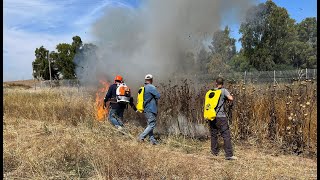 Grass Fire  Blower and Knapsack Spray Combination DEMO