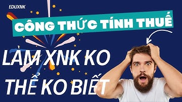 Hướng dẫn tính các loại thuế xuất nhập khẩu