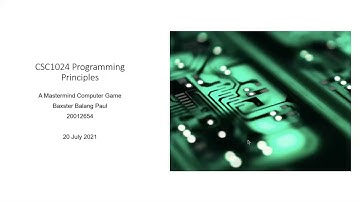 A mastermind python programming project