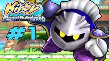 Kirby: Planet Robobot 3DS - 100% Walkthrough Part 1 Meta Knightmare Returns Lvl 1