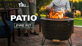 Introducing the TIKI Brand Fire Pit & Wood Pack