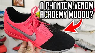 chuteira nike phantom venom academy society