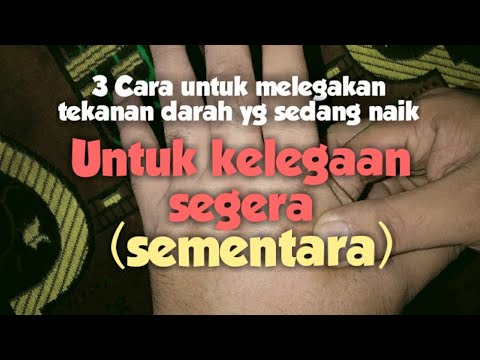 Video: 3 Cara Menurunkan Tekanan Darah Tinggi Selepas Pembedahan