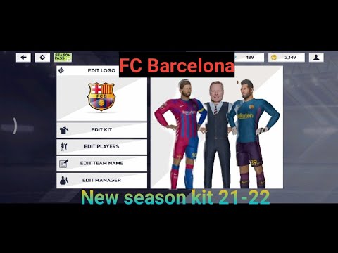 How To Get Barcelona New Season Kit 21 22 In Dream League Soccer 21 Fc Barcelona Youtube