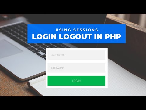 PHP Login Logout using sessions